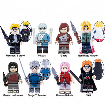 Naruto Series 2 Minifigures Custom Anime Brick Toy Set